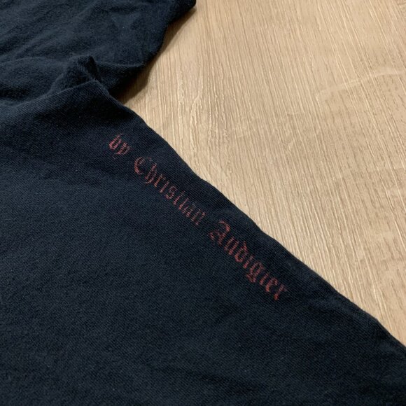 Vintage Y2K Ed Hardy By Christian Audigier Fitted Top T-Shirt Women's Large L - Picture 3 of 8